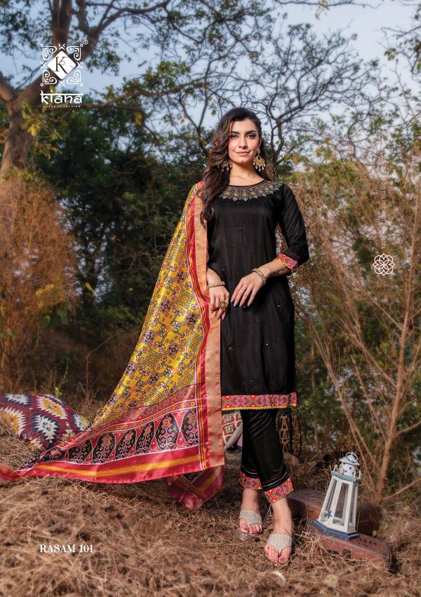 Kiana Rasam Muslin Silk Readymade Designing Collection